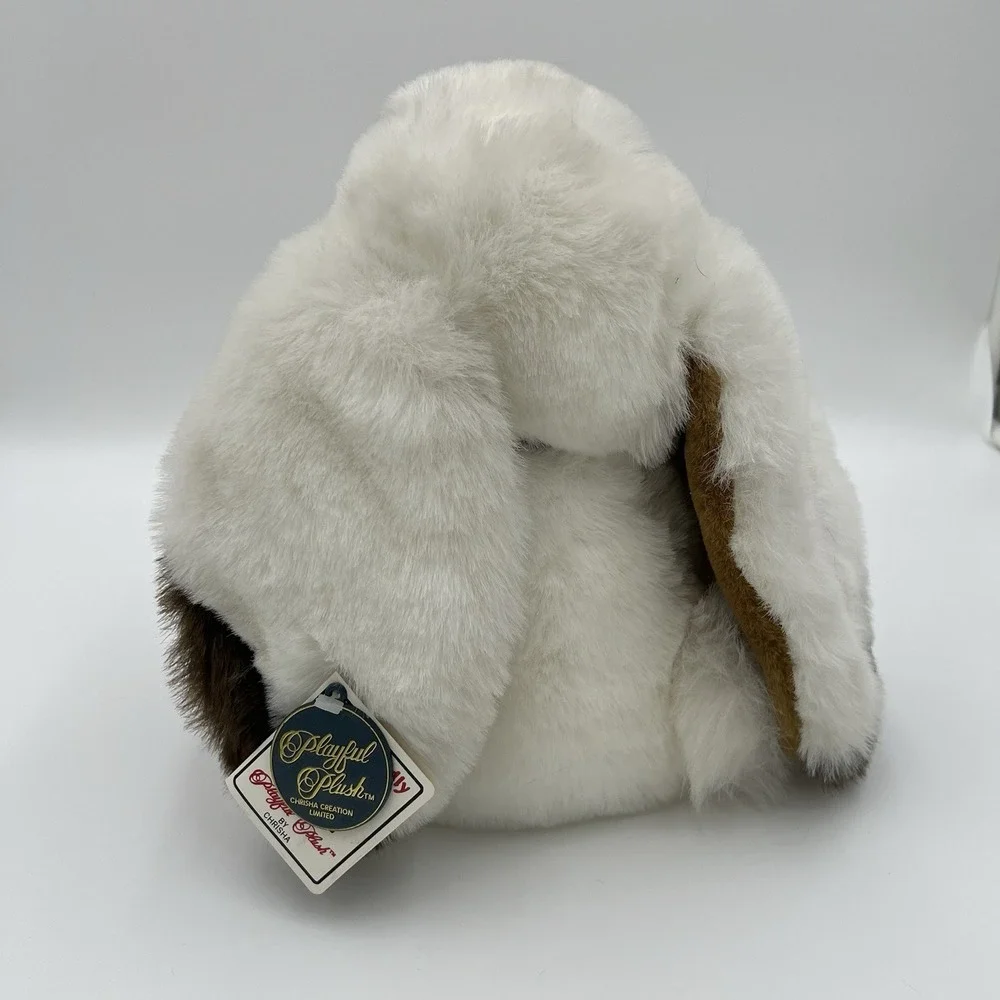 Vintage Chrisha Playful‎ Plush bunny rabbit 1988 11
